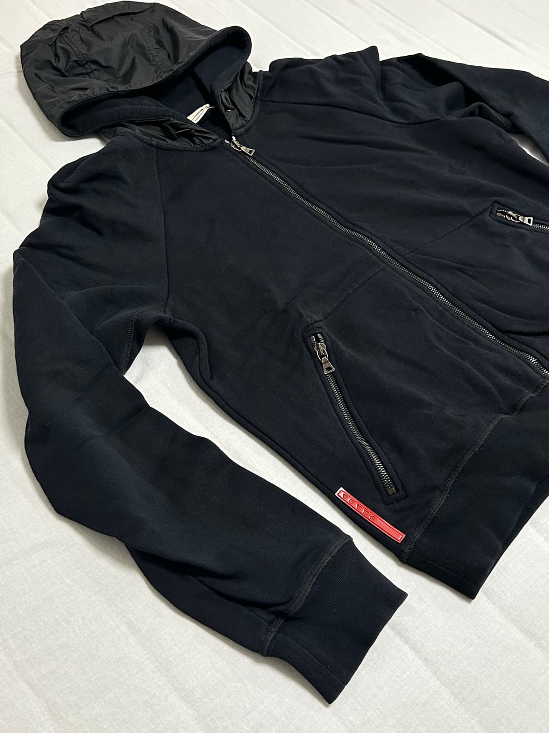 PRADA 프라다 코튼 나일론 후드집업 상품이미지2