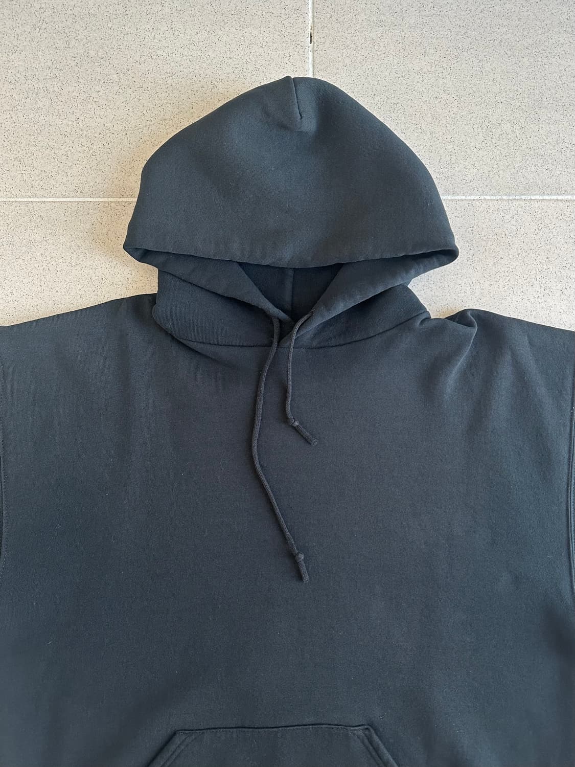 90s 빈티지 러셀 후드 블랙 L USA 상품이미지4