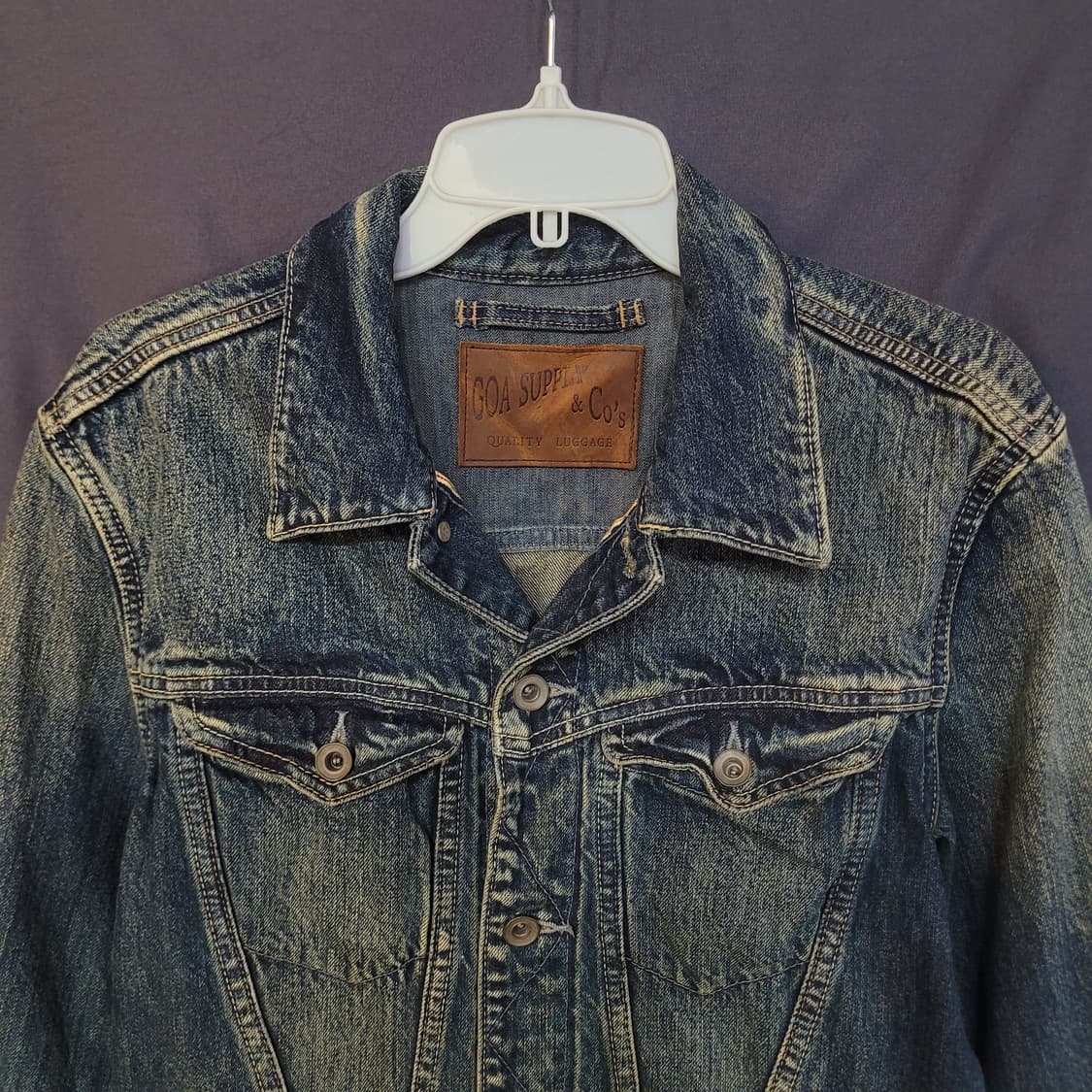 GOA SUPPLY & Co's 빈티지 아카이브 셀비지 데님자켓  상품이미지2