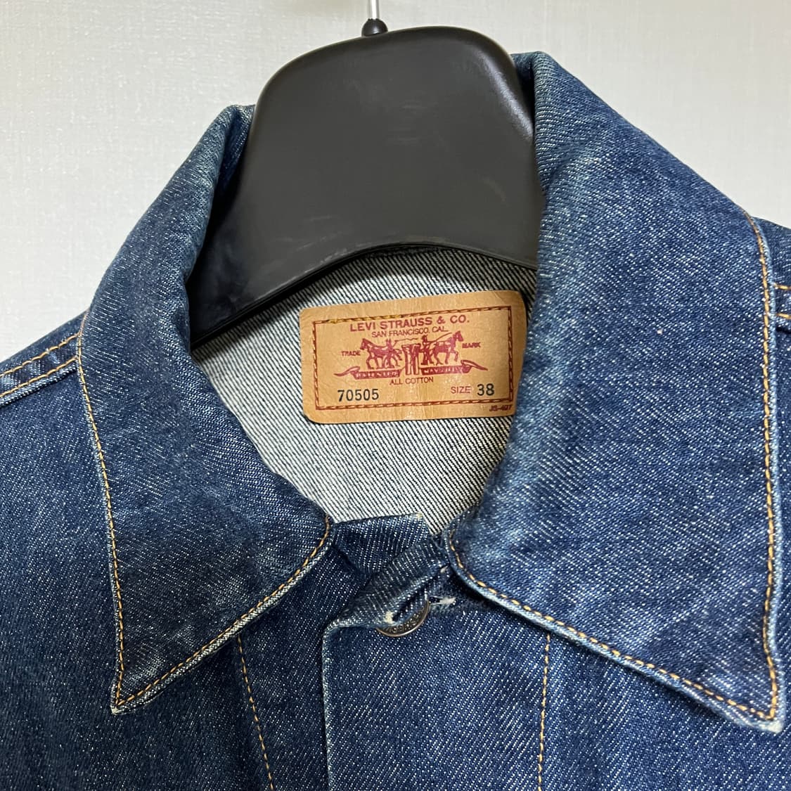 (90‘s) 리바이스 70505 데님 트러커 자켓 상품이미지4