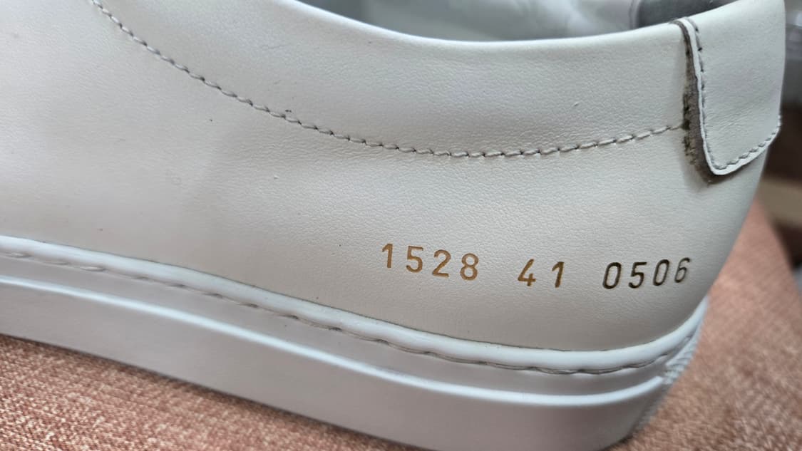 커먼프로젝트 41싸이즈- 오리지널 아킬레스 로우 레더 상품이미지7