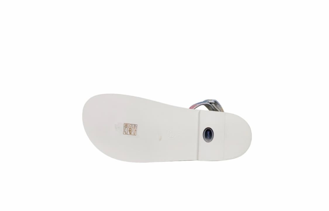 [38.5] 샤넬 여성 멀티 CC로고 벨크로 뮬 샌들 레인보우 파스텔 상품이미지5