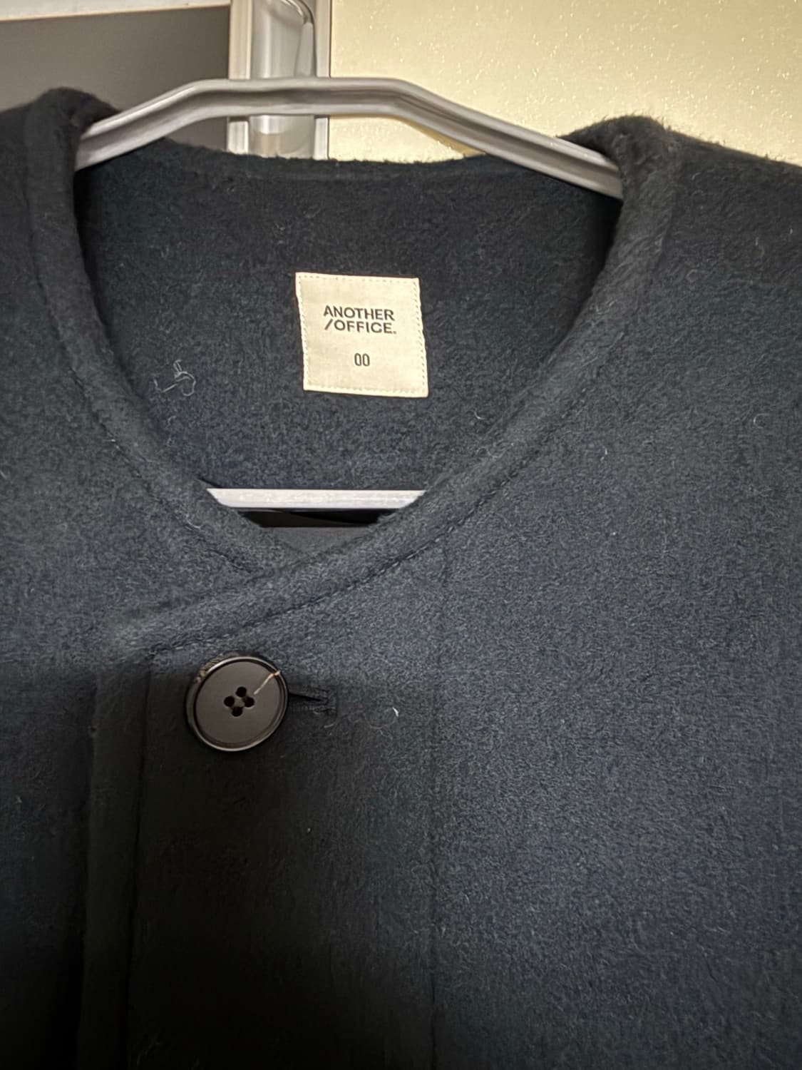 어나더오피스 블랙 코트 상품이미지4