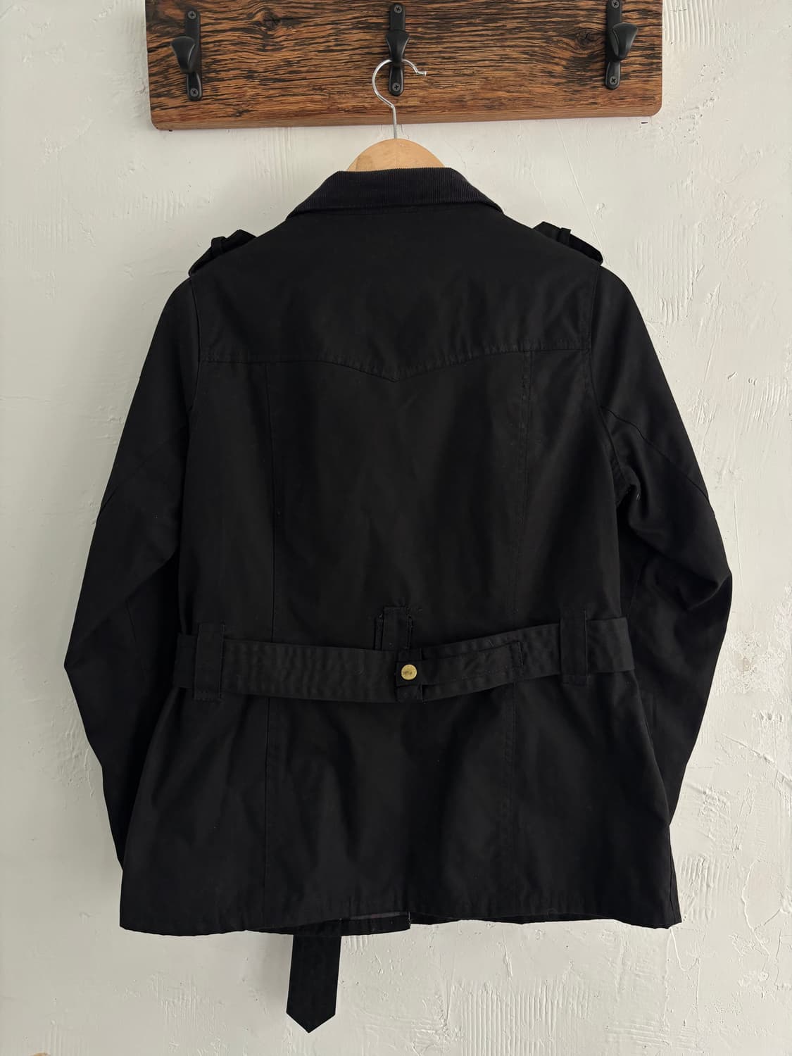 Barbour 바버 인터네셔널 블랙 왁스 자켓  상품이미지8