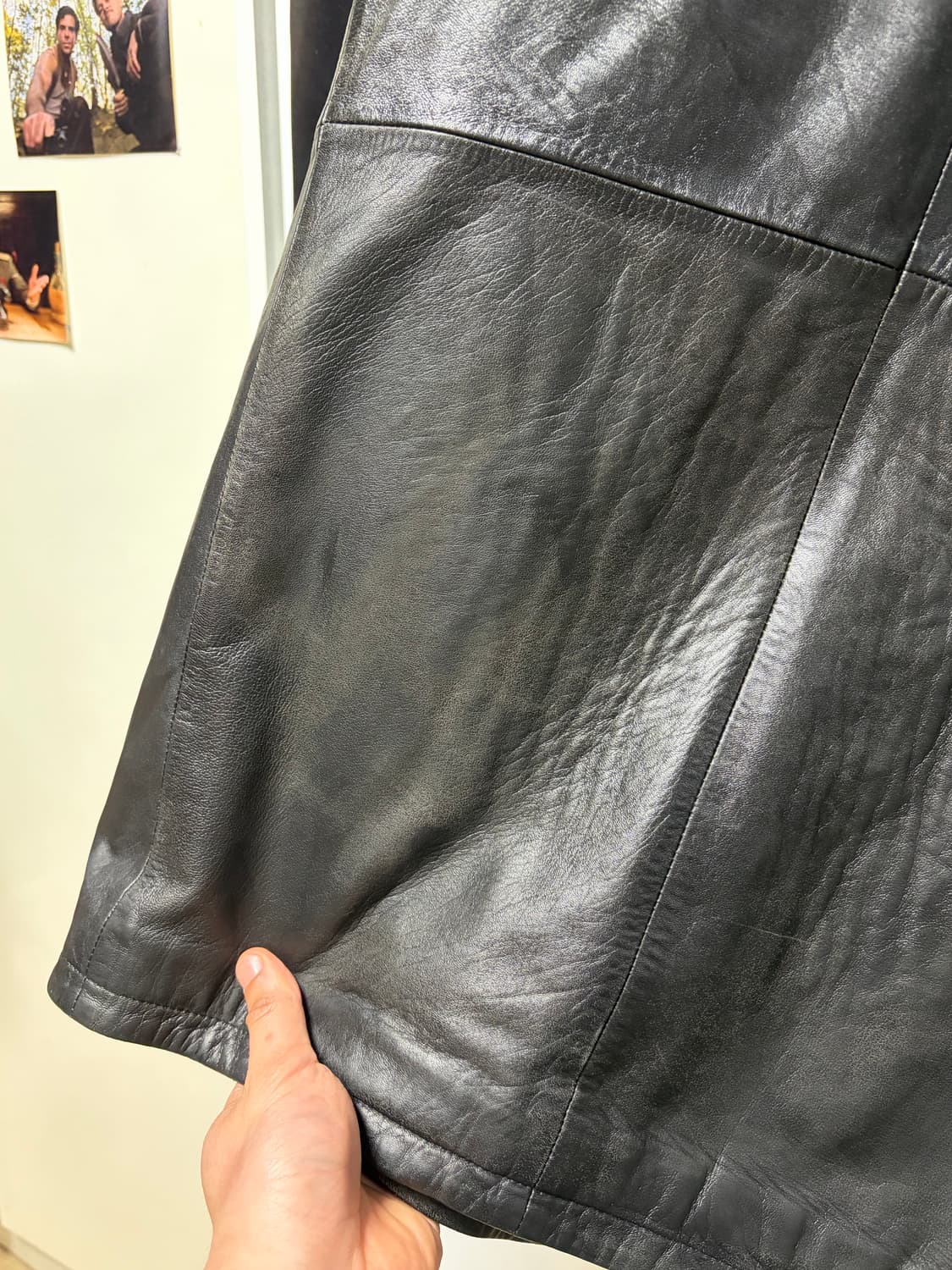 L) 에디바우어 램스킨 레더 카코트 올드갭 카코트 상품이미지8