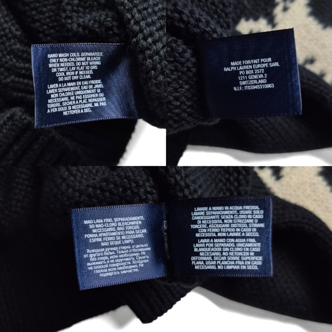 [XS] 폴로 랄프로렌 노르딕 하프니트 상품이미지9