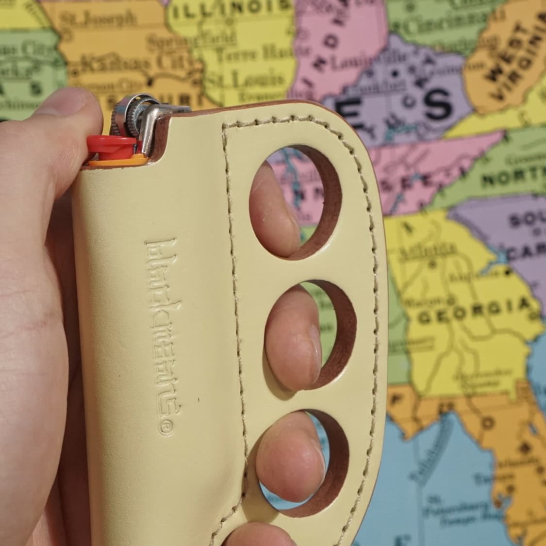 블랙민즈 너클 레더 라이터 키링 상품이미지7