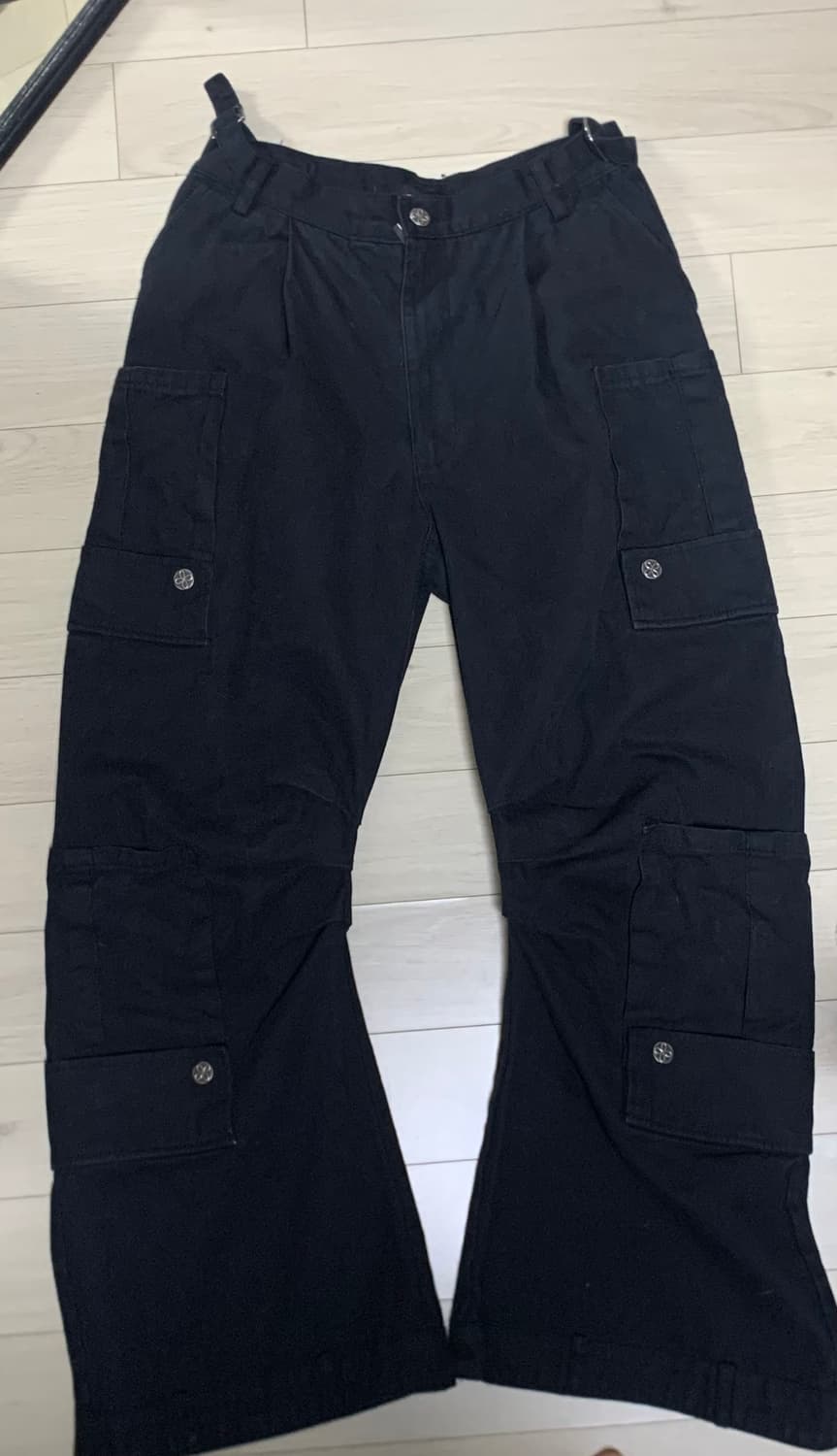 써저리 리버스 4 포켓 카고 팬츠 블랙 s 상품이미지2