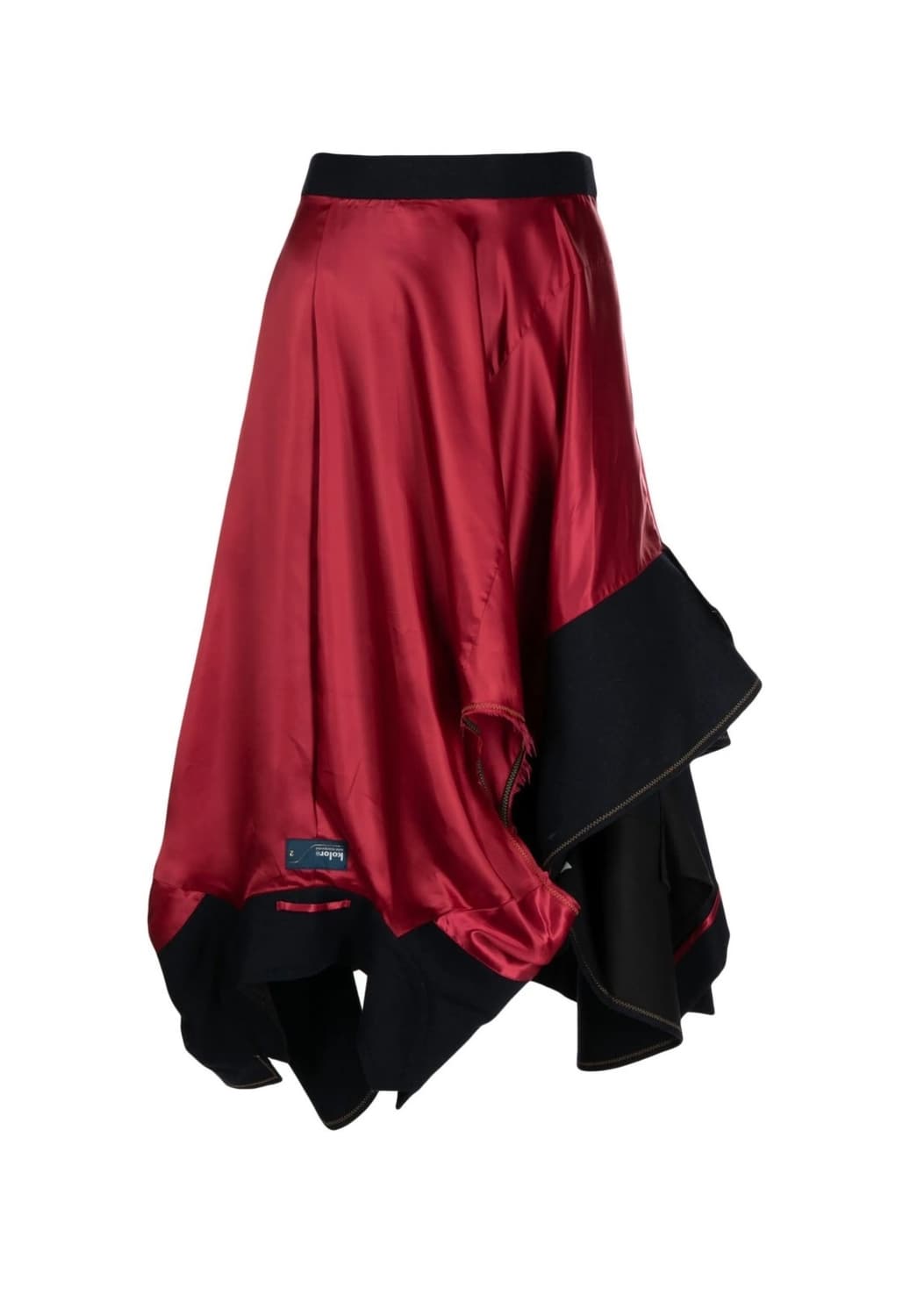 Kolor 레드 언발란스 스커트 상품이미지1