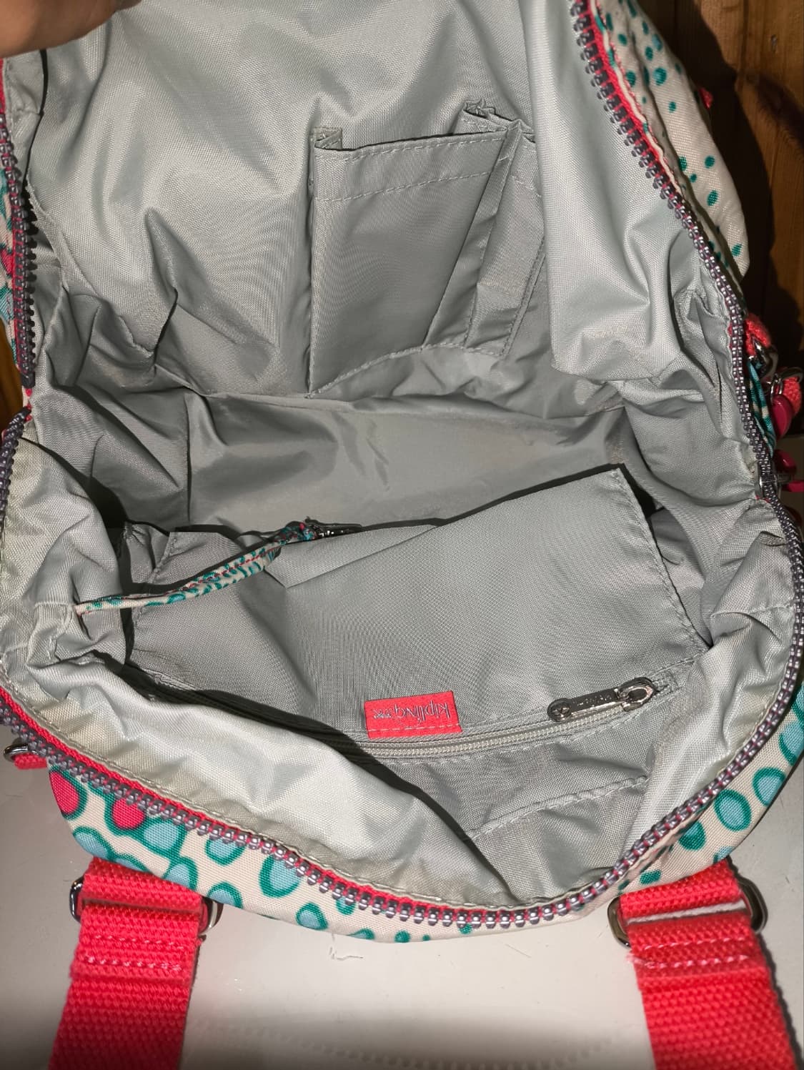 키플링 미니 패턴 토트백 미니크로스백 상품이미지7