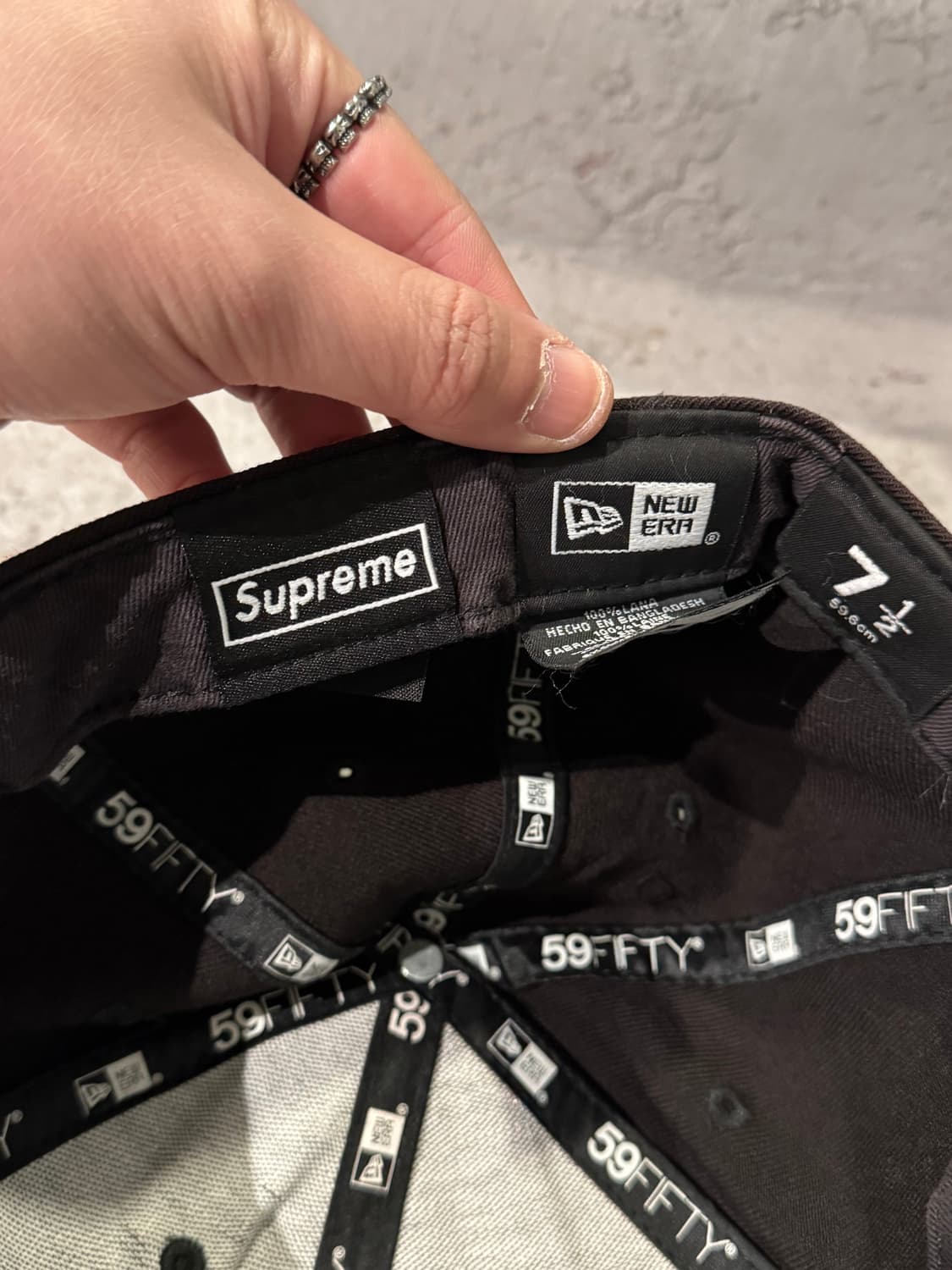 슈프림 클래식 스크립트 뉴에라 캡  상품이미지8