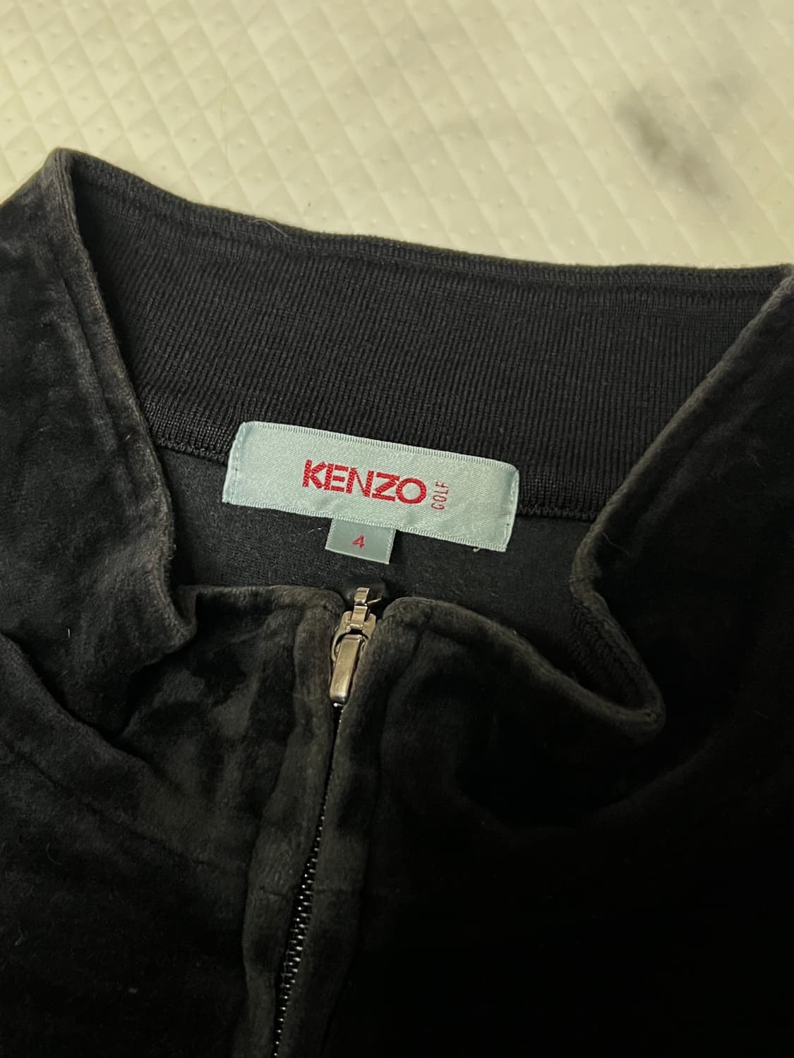 희귀템 | Y2K 겐조 블랙 벨루어 레드 자수 트랙탑 상품이미지3