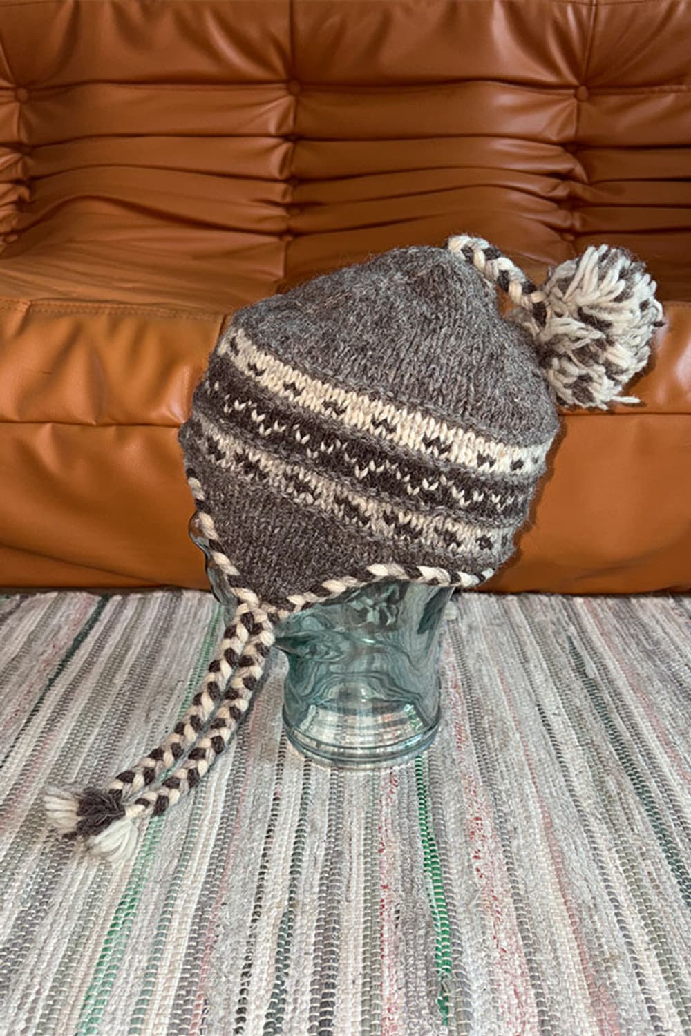 Beige Earflap Beanie 상품이미지4