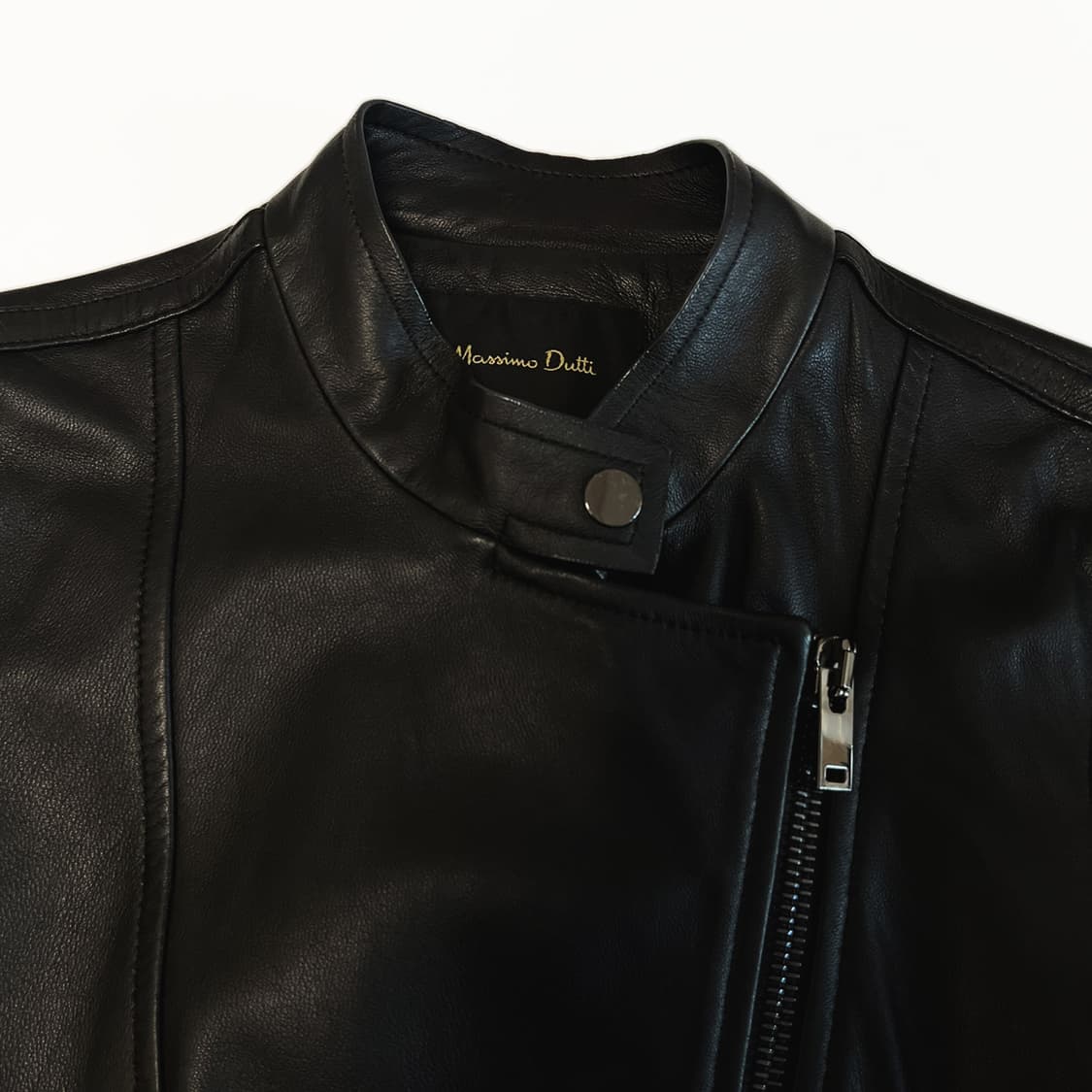 마시모두띠 램스킨 레더 자켓 상품이미지5