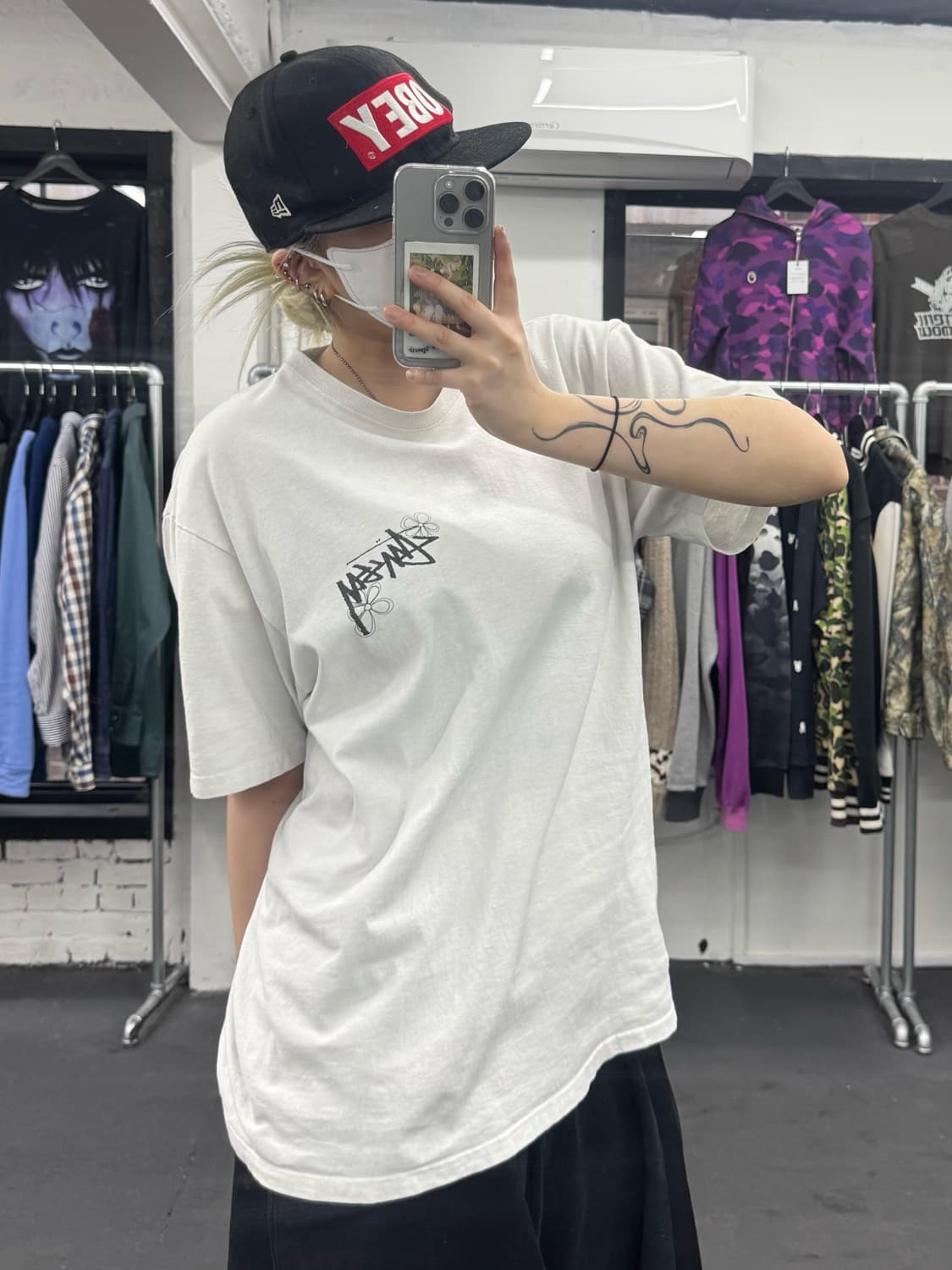 스투시 USA 썸머 티셔츠 상품이미지1