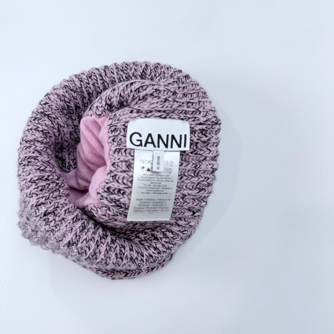 가니 오버사이즈 울 비니 라일락 사쉐 상품이미지3