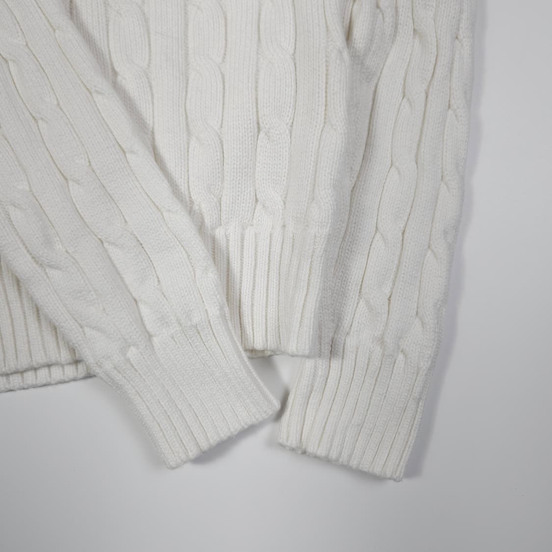 폴로 랄프로렌 화이트 케이블 니트 상품이미지4