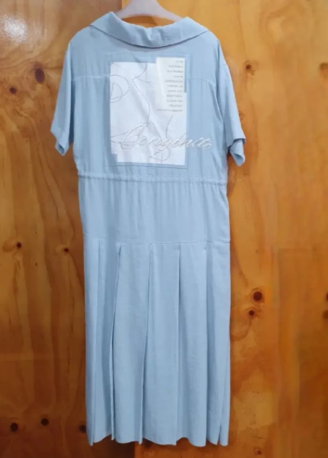 742) JJ지고트 카라 반팔 원피스 상품이미지2