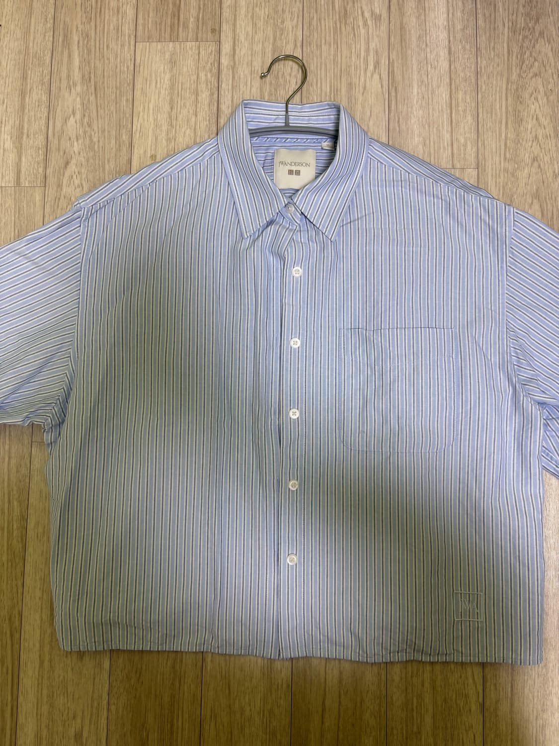 유니클로xJW앤더슨 옥스포드 박시 셔츠 스트라이프 XL 상품이미지1
