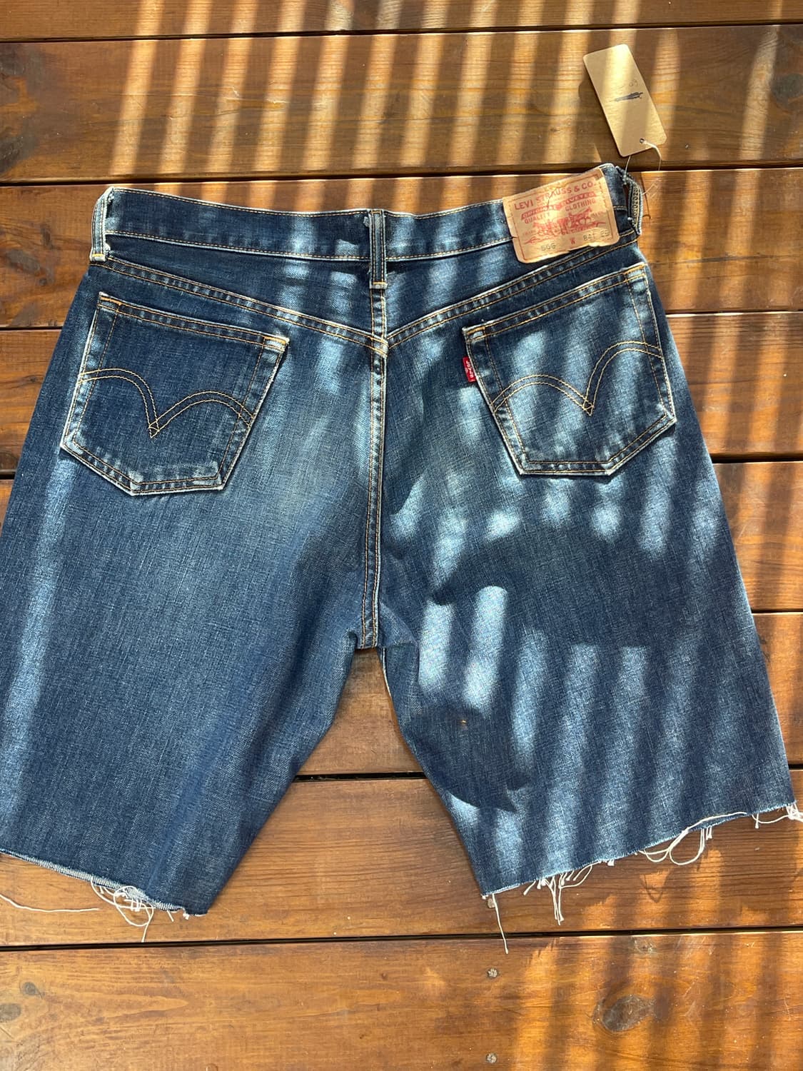 리바이스 506 커스텀 컷오프 페인팅 쇼츠 34size 상품이미지4