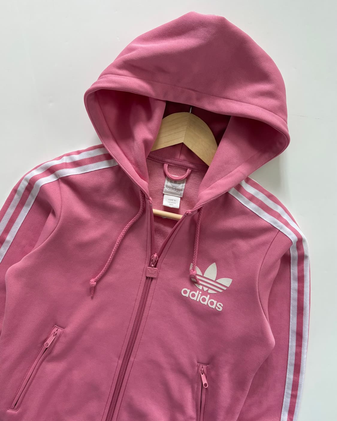 Adidas 아디다스 딸기우유 컬러 후디드 트랙탑 상품이미지4