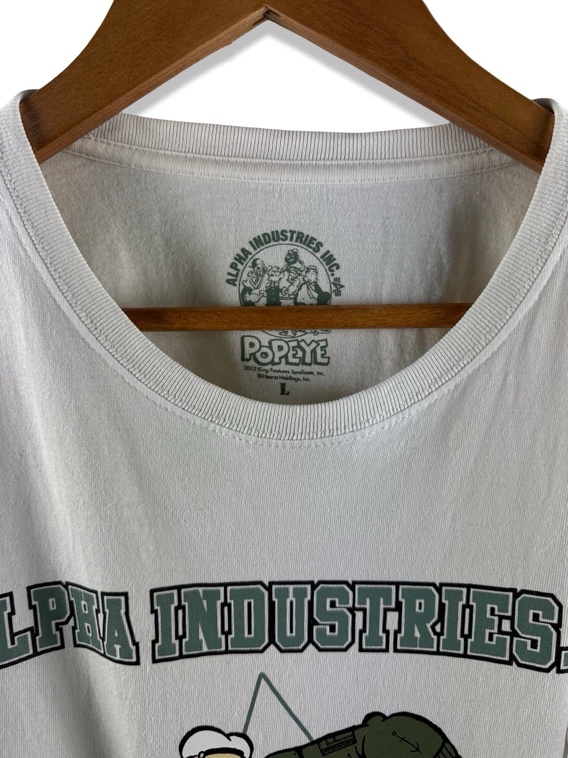 알파인더스트리X뽀빠이 반팔티셔츠2827 상품이미지5
