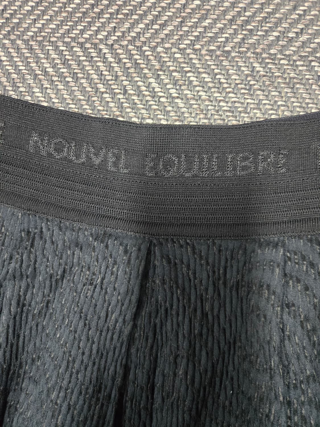 한섬 시스템 23ss SYSTEM 블랙 플레어 스커트 밴딩스커트 상품이미지3