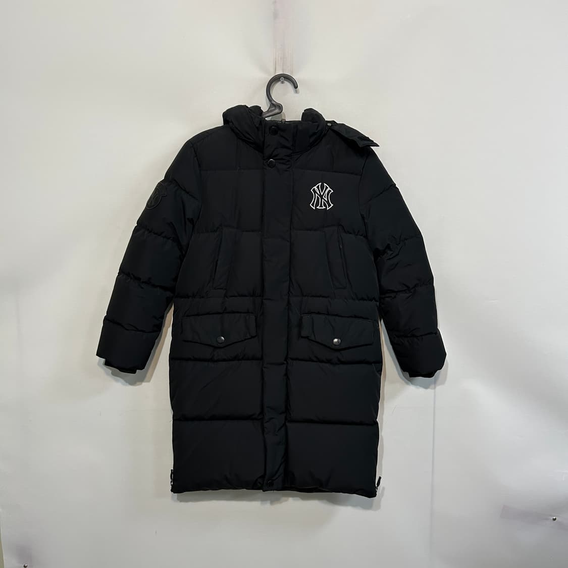 MLB 키즈 구스다운 롱패딩 145 블랙 상품이미지1