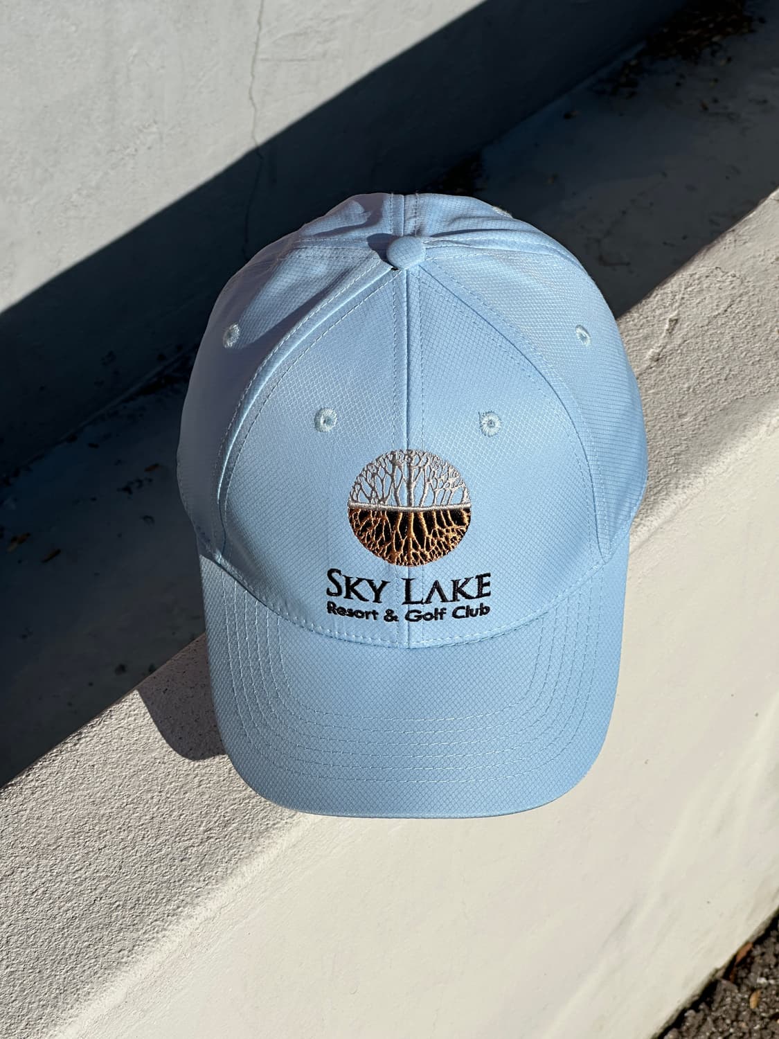 [F] 스카이레이크 골프클럽 하늘색 볼캡 모자 상품이미지1