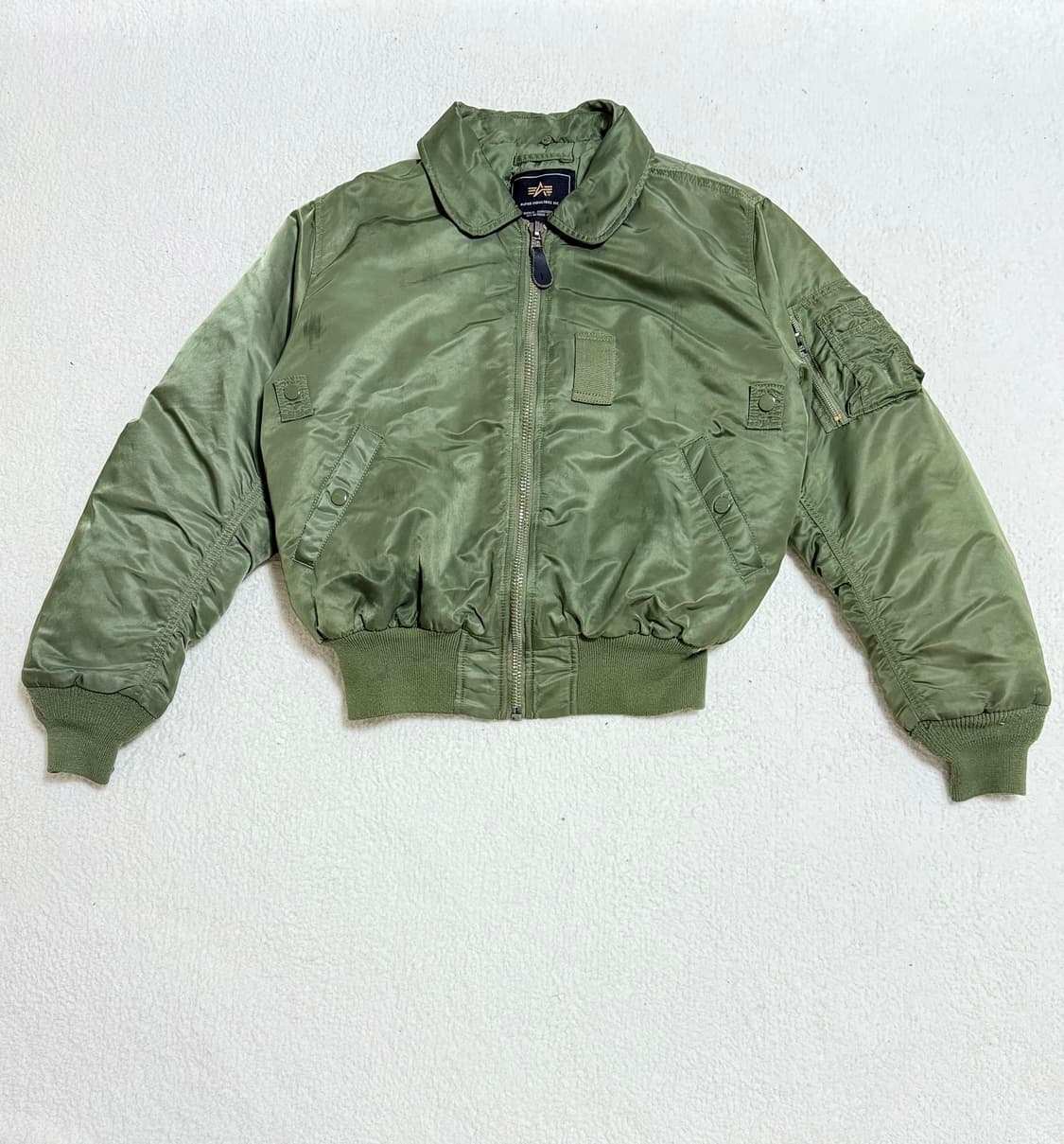 알파인더스트리 MA-1 항공 점퍼 카키 상품이미지1