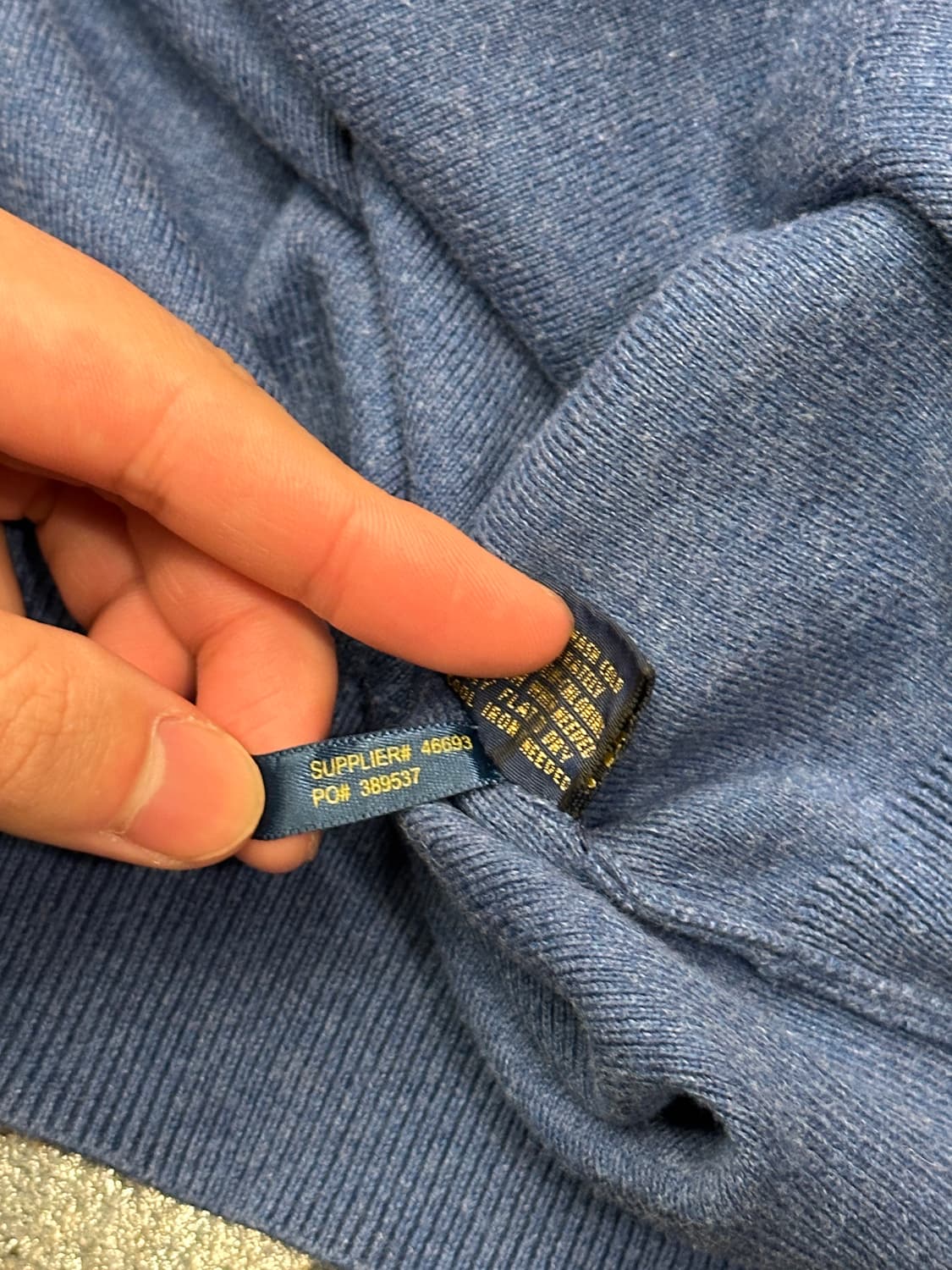 POLO 폴로 랄프로렌 피마코튼 니트 XL 상품이미지7