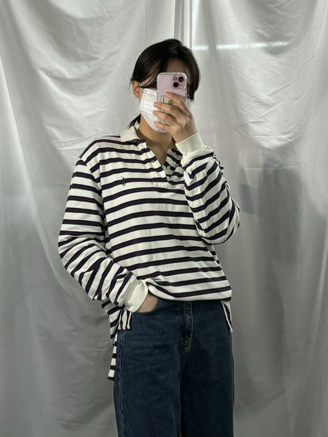 폴로 랄프로렌 pk 긴팔 올드머니룩 M 상품이미지2