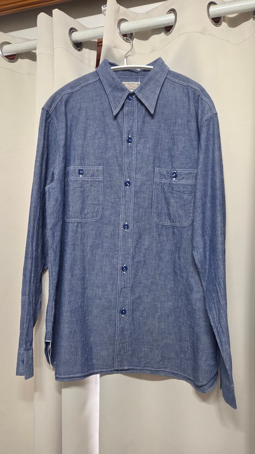 버즈릭슨 샴브레이 워크 셔츠 xl 상품이미지1