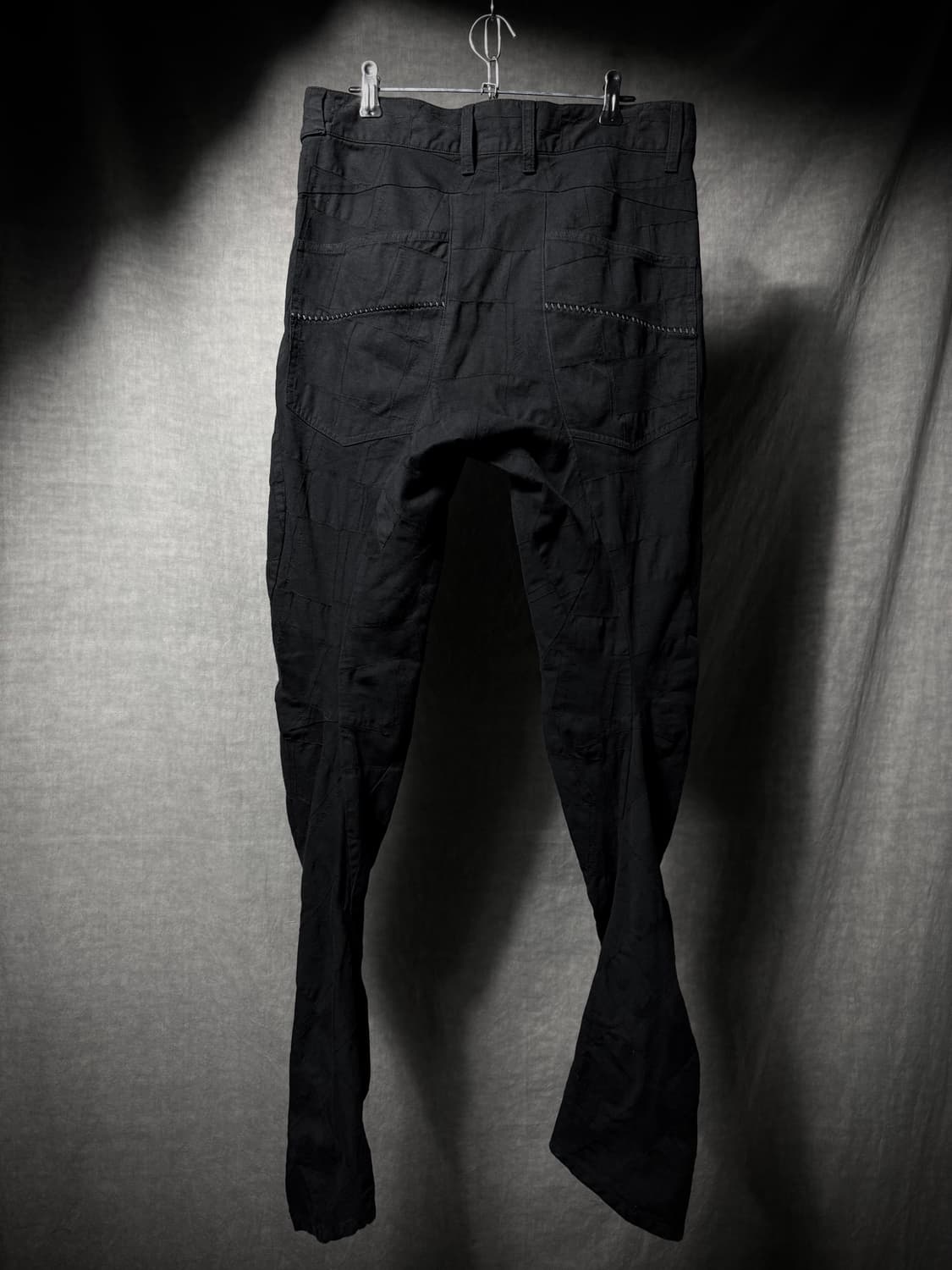 D.HYGEN Patchwork Overlock Curved Pants  상품이미지5