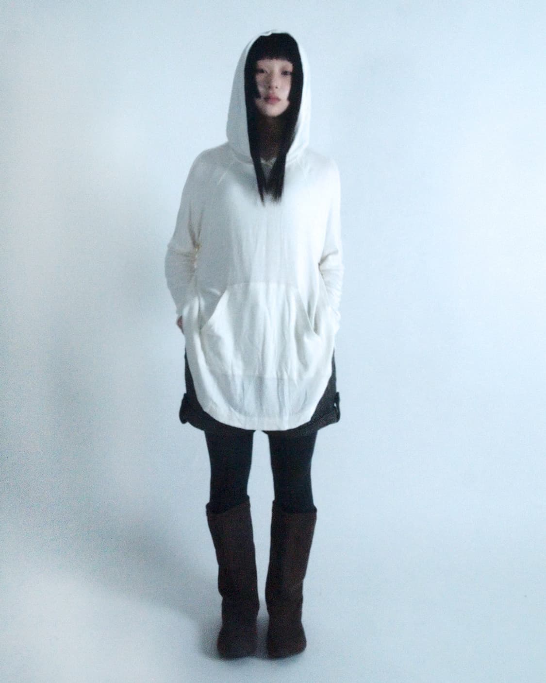 Loose fit stitch point hooded sleeve 상품이미지1