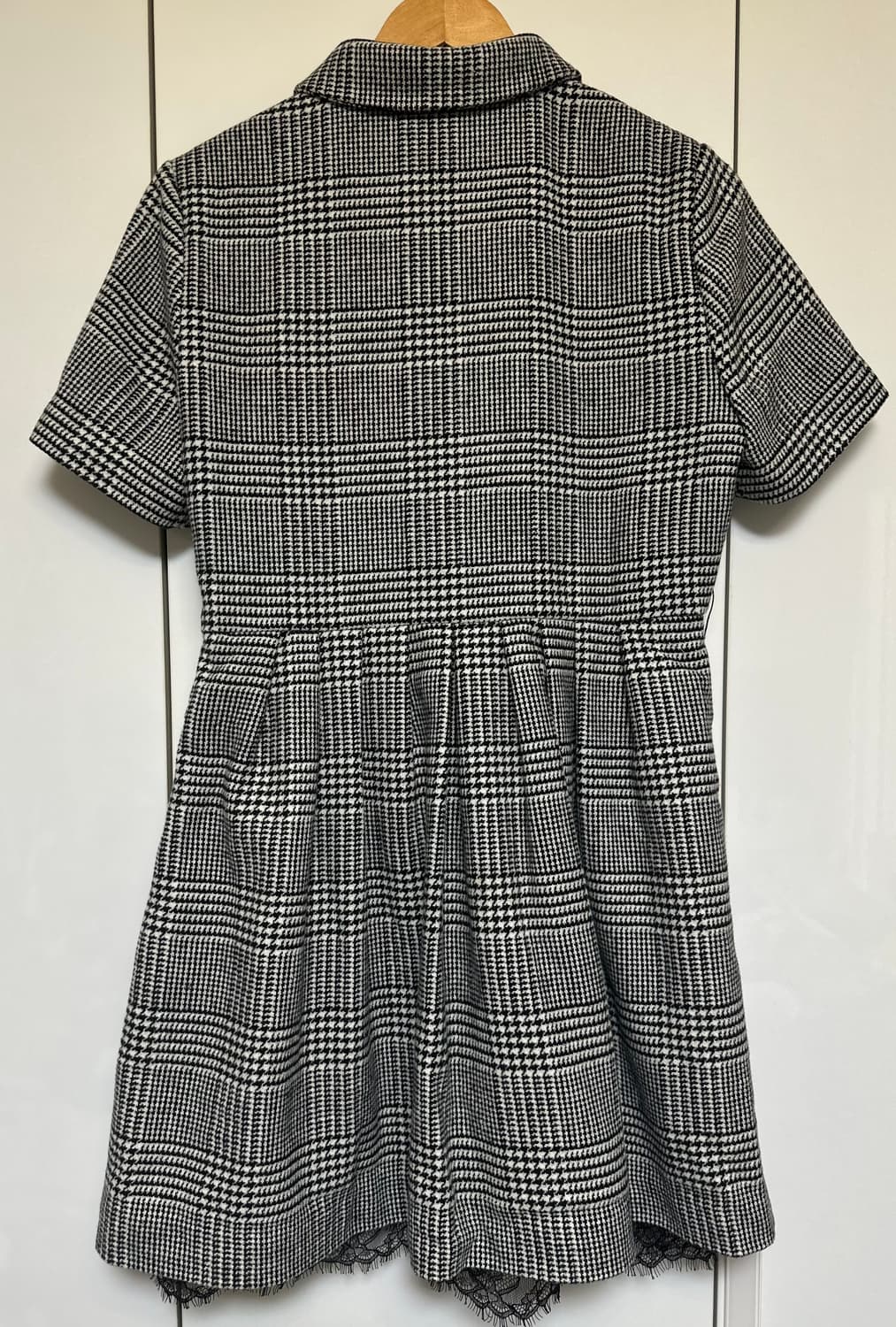 디올글렌체크 반팔 미니 울원피스 정품 상품이미지6