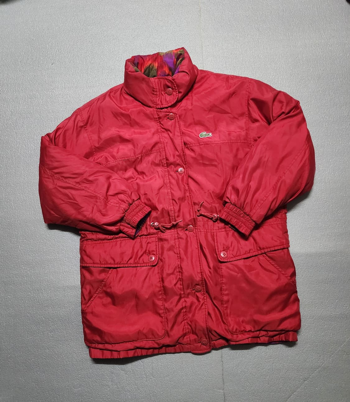 90's 빈티지 서광 라코스테 리버서블 구스 패딩 점퍼 상품이미지1