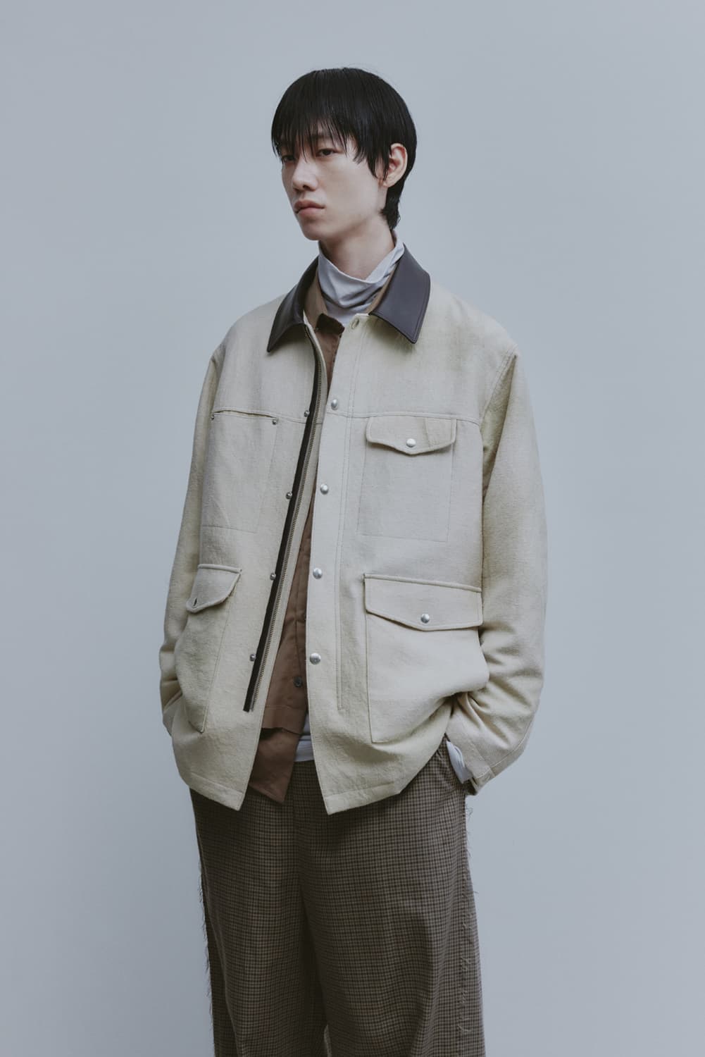 Youth 유스 레더 카라 헌팅 자켓 상품이미지5