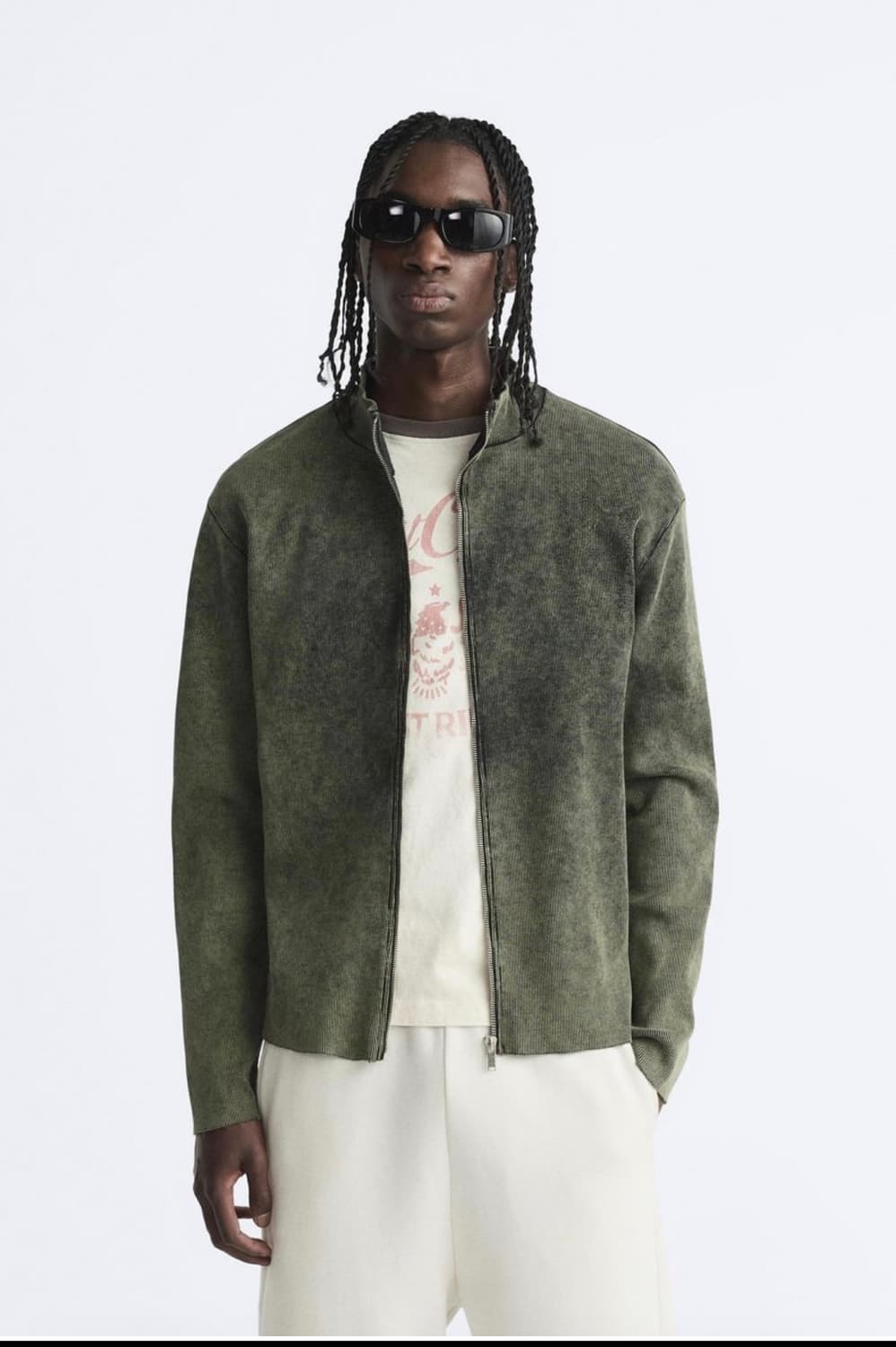 자라 빈티지 리브드 자켓 상품이미지1