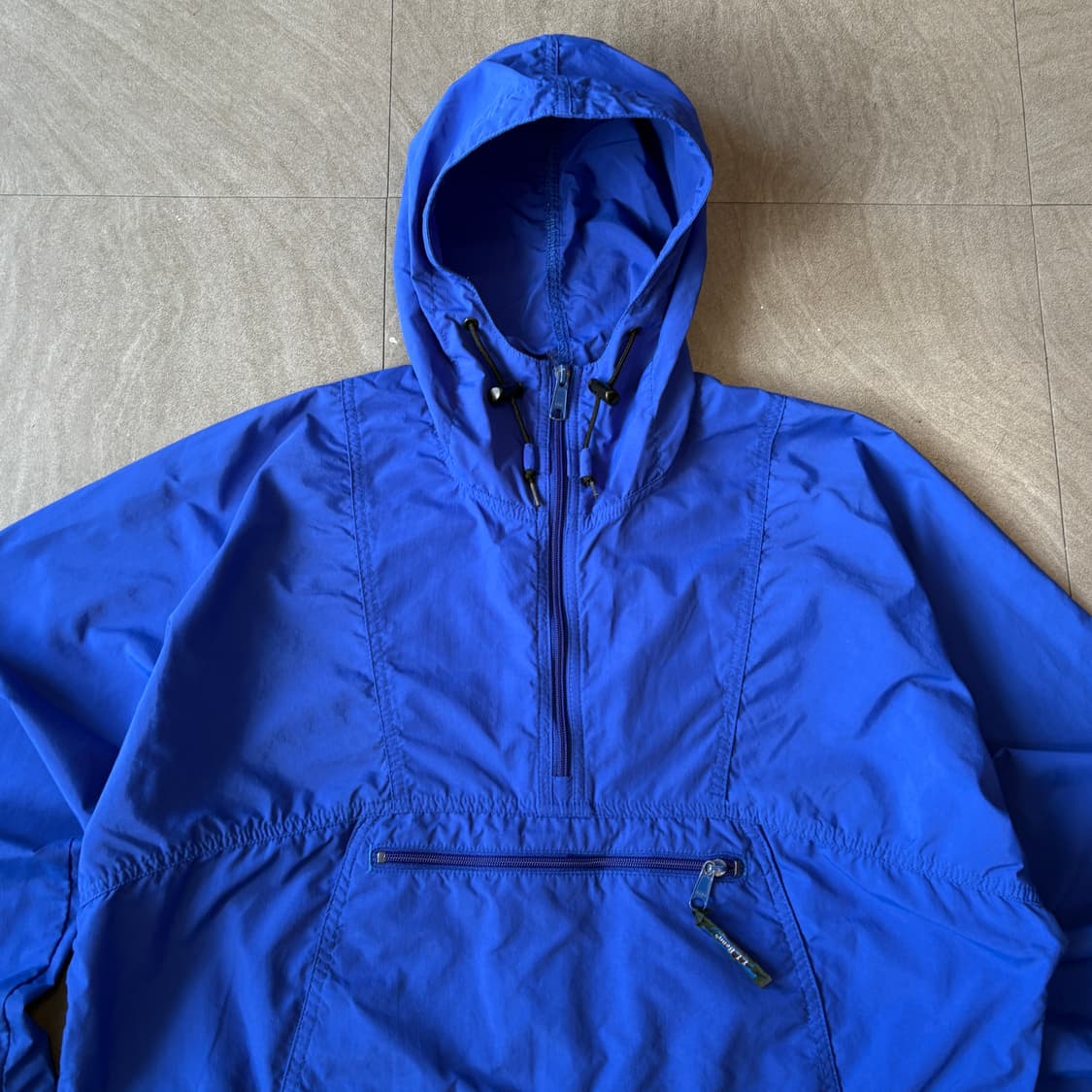 90s L.L.bean 90년대 미국 생산 엘엘빈 블루 패커블 바람막이 상품이미지10