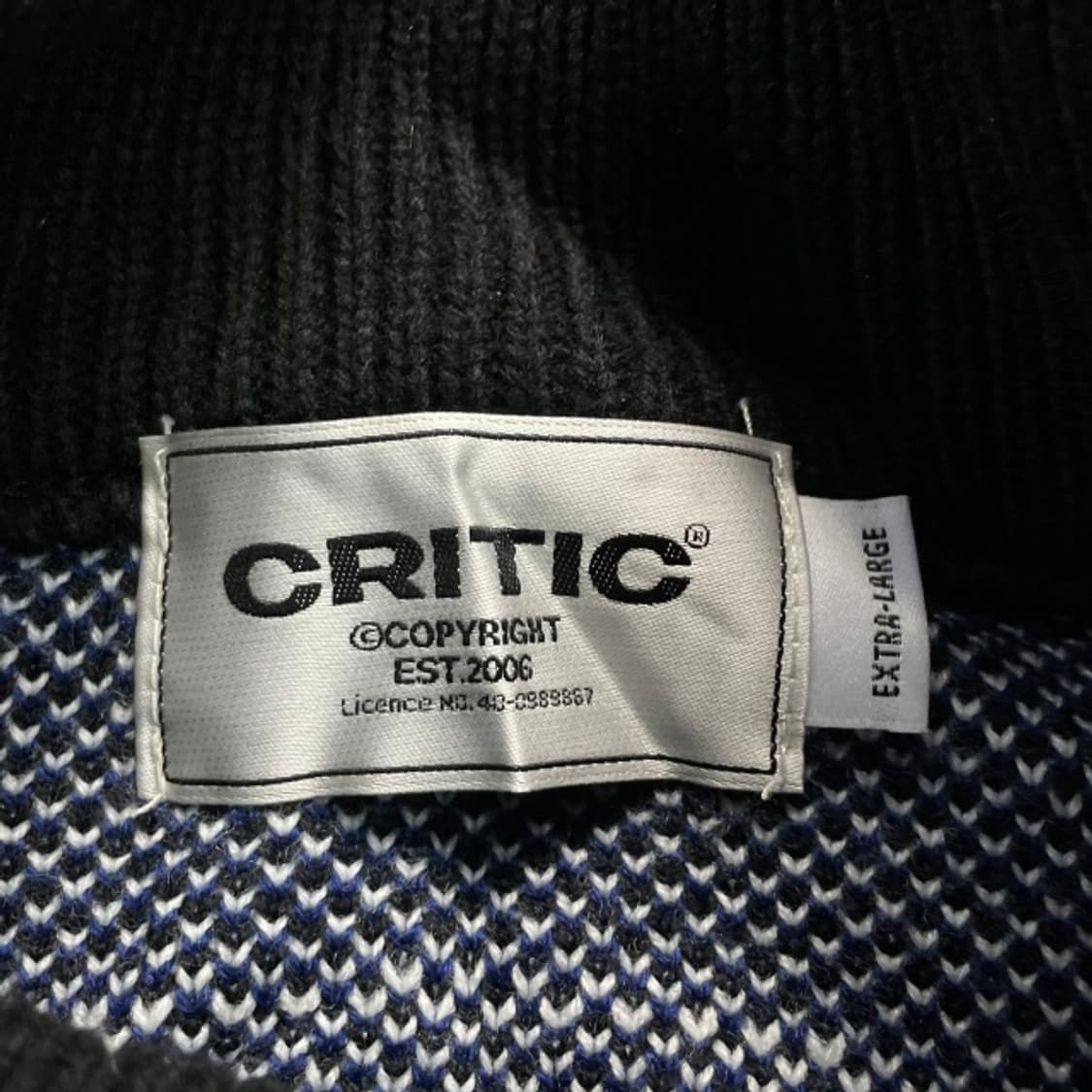 100 크리틱 포드 오마주 레이싱 니트집업  상품이미지3