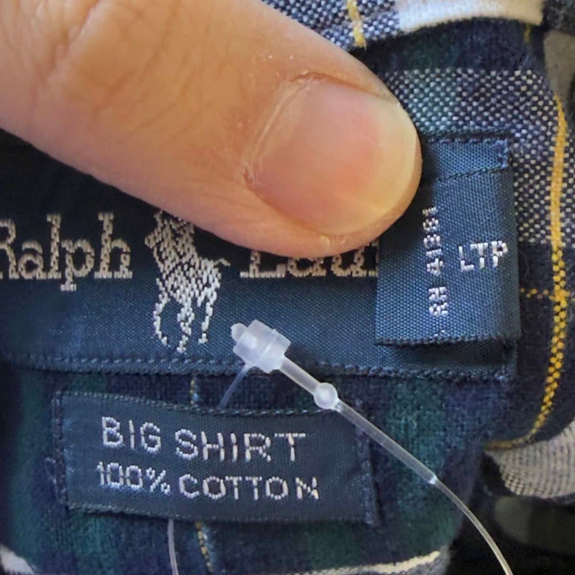 폴로 랄프로렌 체크 빅셔츠 상품이미지5