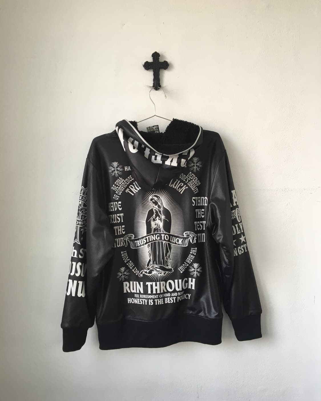 Printing point hood zip up 상품이미지2