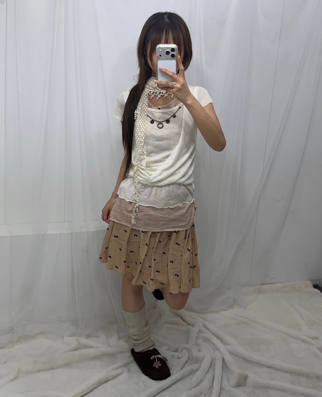 𖤐여리 온나 리본 코디set𖤐  상품이미지2