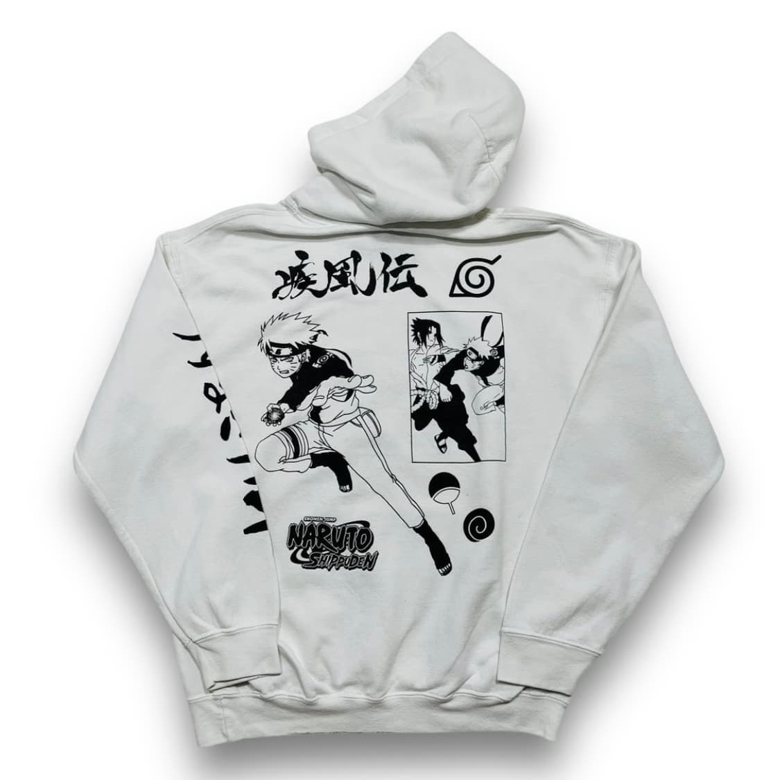 나루토 질풍전 20th 빈티지 화이트 후디 상품이미지4