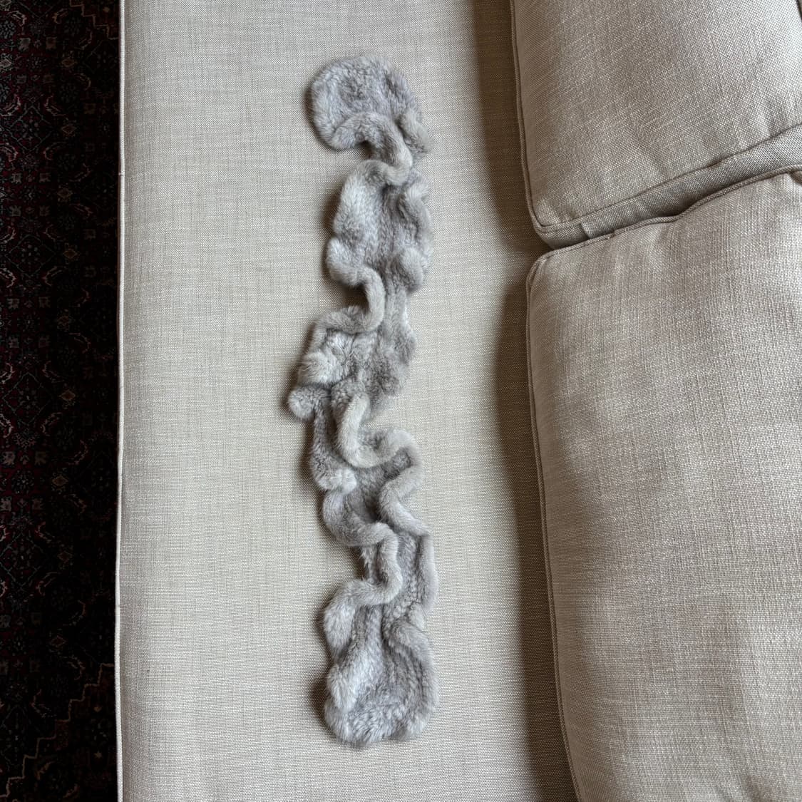 천연 밍크 머플러 그레이 상품이미지9