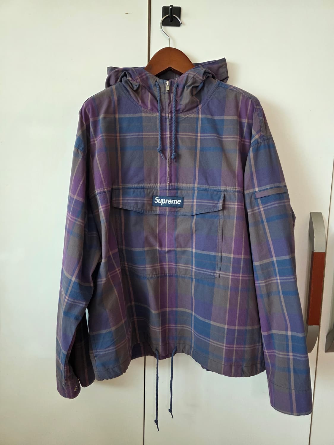 슈프림 코튼 유틸리티 아노락 플레이드 상품이미지1