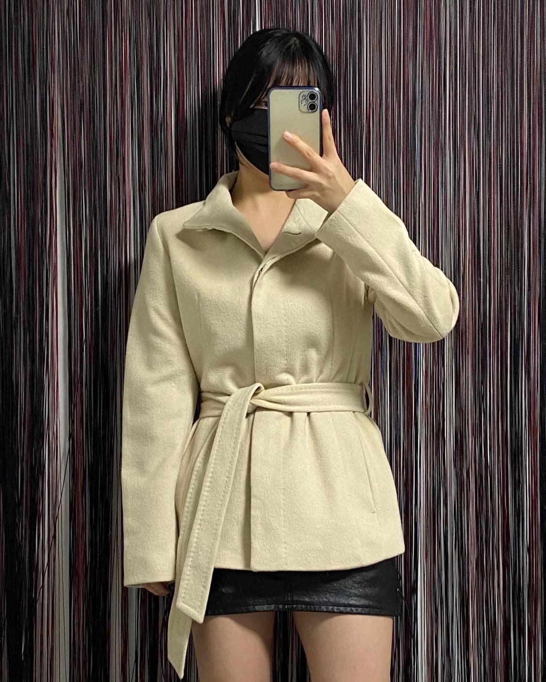 Japan) 앙고라 케시미어 숏 코트 ✔️𝙎 상품이미지3