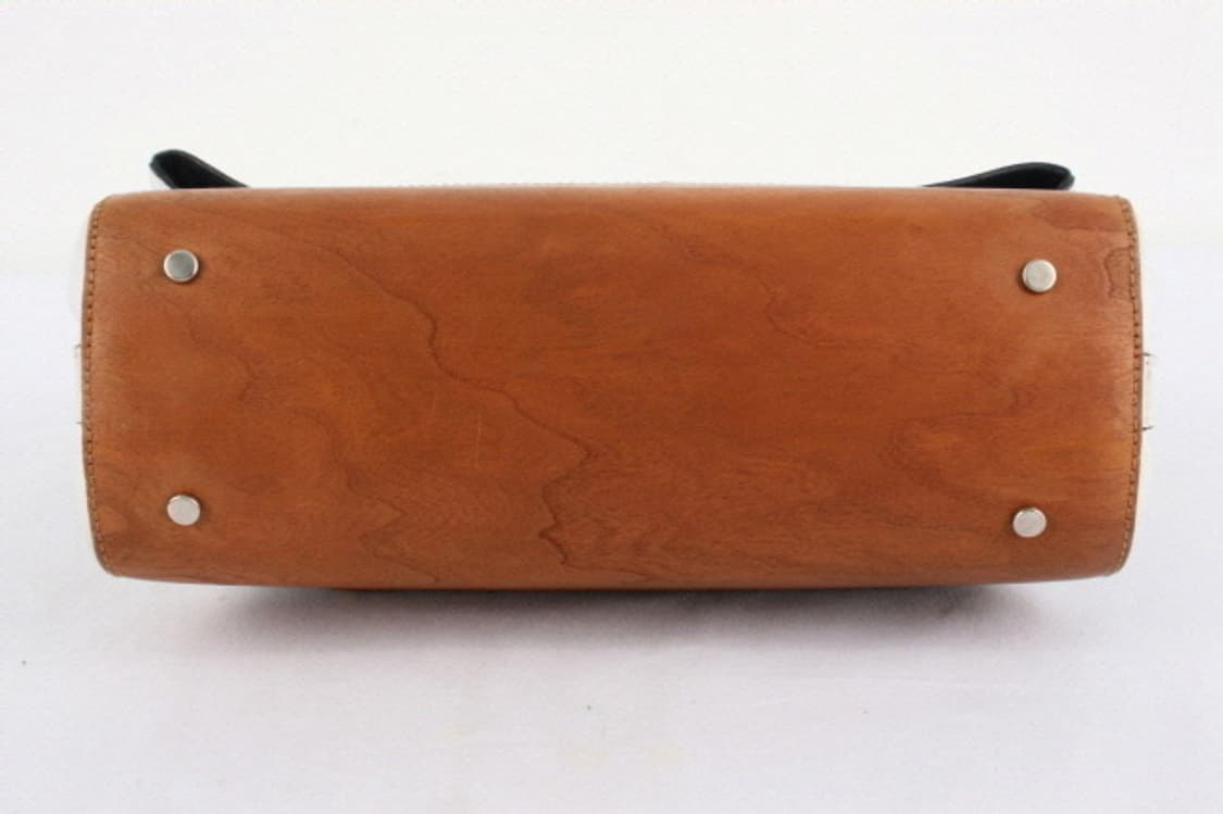 Neil Barrett 2014 S/S 은장로고 화이트 우드패턴 백 상품이미지4