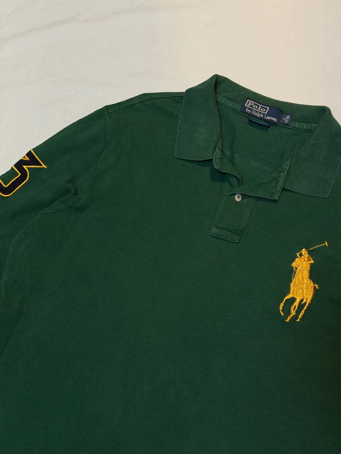 폴로 랄프로렌 빅포니 치프키프 롱슬리브 카라티 말차 그린 상품이미지2